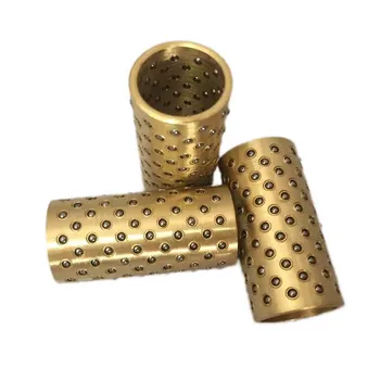 

1pcs ID 12mm OD 13.8mm miniature steel ball guides sleeve cage guide post beads brass bushing 1mm bead diameter 20mm-40mm long