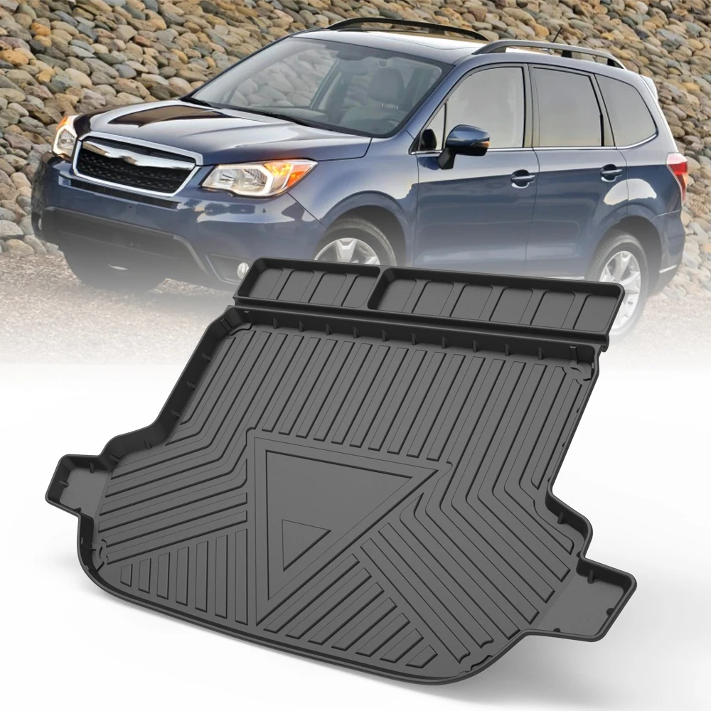 

Коврик для багажника автомобиля из ТПЭ под заказ для Subaru Forester 20142015, 2016, 2017 -2018, 2019, 2020, автомобильные аксессуары, индивидуальный грузовой вкладыш