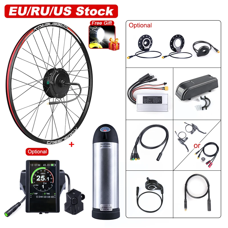 36v 250w hub motor electric bicycle conversion kit
