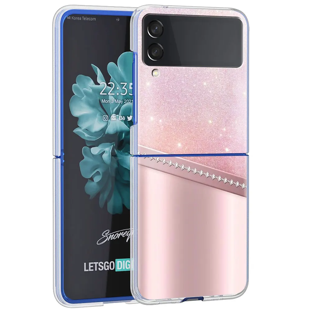 Transparent Luxury Love Bow Hard Phone Case Cover - Clear PC Design