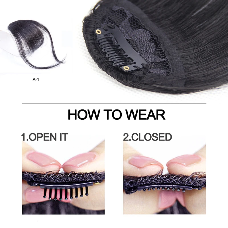 Fake Invisible Synthetic Bangs Front Fringes Clip in Hair pieces Air Bangs Fiber Good Hair Styling Accessories Hairpieces synthetic bangs