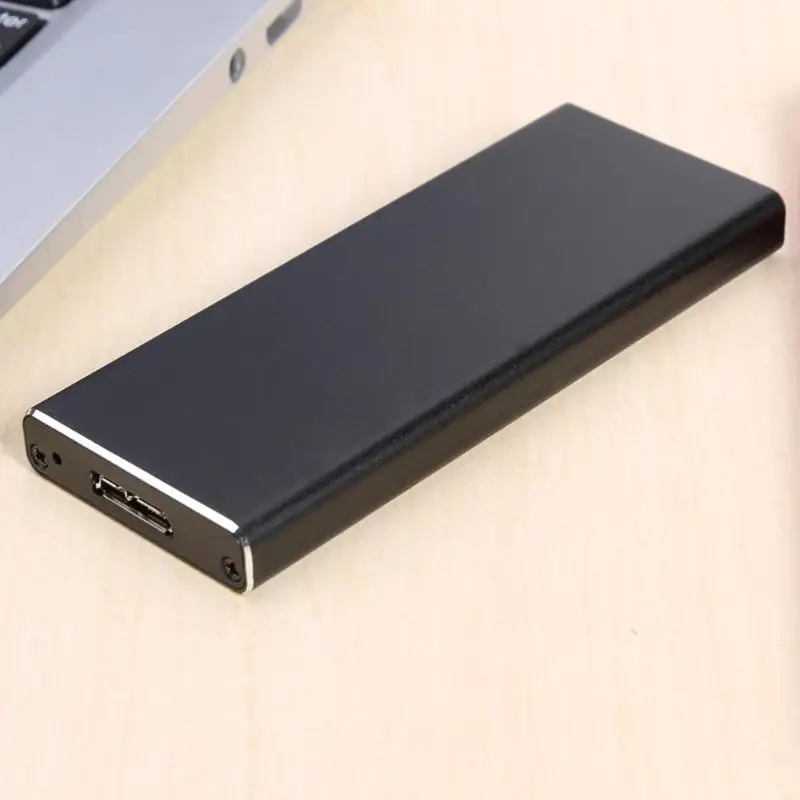 Мини SSD чехол USB 3,0 к NGFF адаптер для жесткого диска корпус из алюминиевого сплава 6 Гбит/с внешний жесткий диск чехол