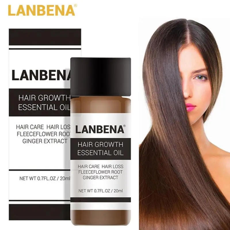 LANBENA-Aceite Esencial líquido para el crecimiento del cabello, 20ml, productos para la pérdida del cabello, cuidado del cabello, TSLM2