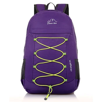 

Hiking Men Backpack Folding Travel Bag Outdoor Climbing Large Rucksack for Women Waterproof Lightweight Package Reflective Belt