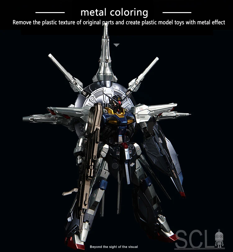 BANDAI MG 1/100 ZGMF-X13A провидение Гандам Сборная модель металлической окраски Фигурки игрушек