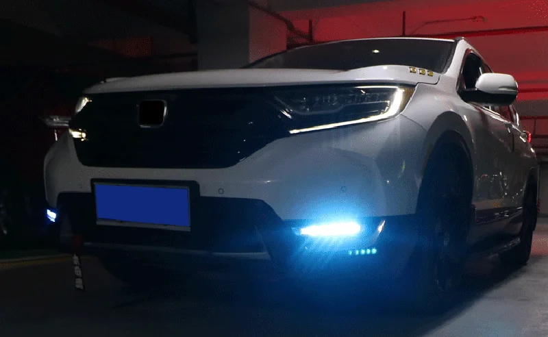 Дневные ходовые огни для CRV одна пара Drl Led бампер противотуманные фары для Honda Cr-V Crv