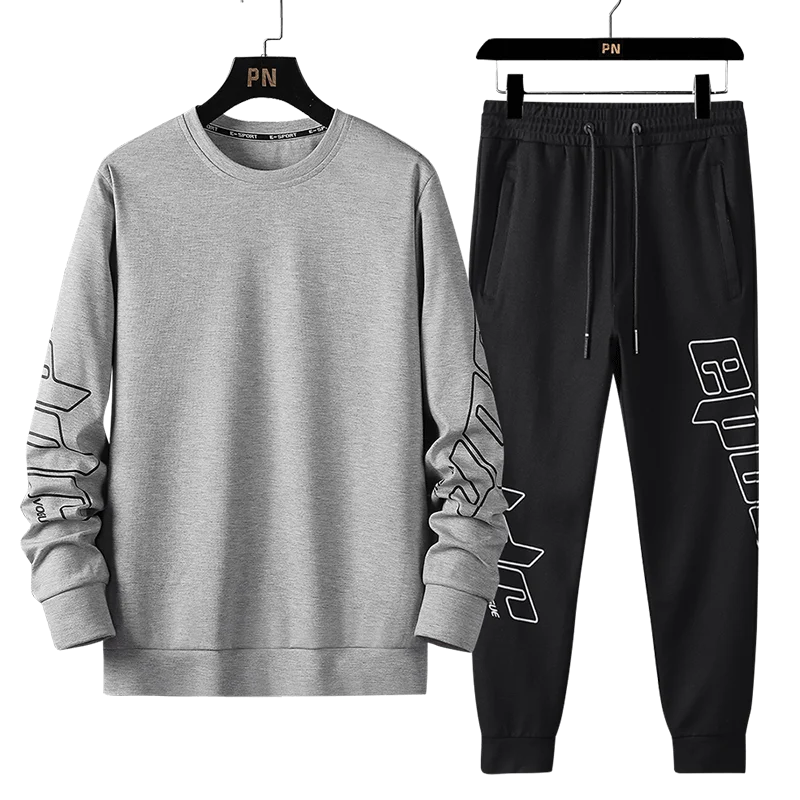 Super Large Size 10xl 9xl 8xl Men 2pcs Tracksuit Sets Fashion Sportsuit Sweatshirts Suit Male Hoodies And Sweatpants Sportswear 5