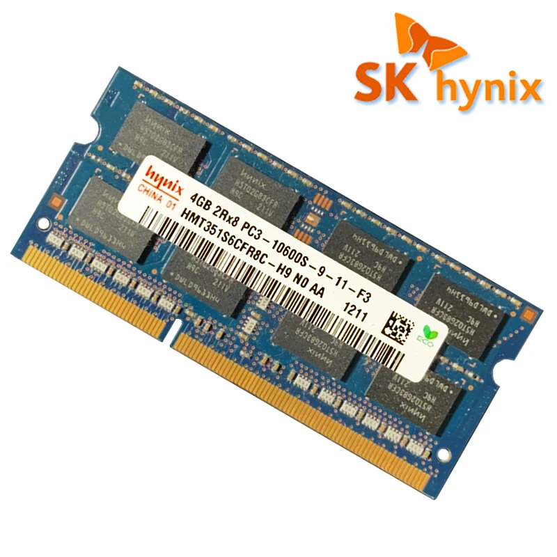 

SK HYNIX PC3 4G 10600S Оригинальная оперативная память ddr3 4 Гб 1333 МГц ОЗУ для ноутбука sodimm память DDR3 Память ОЗУ для ноутбука