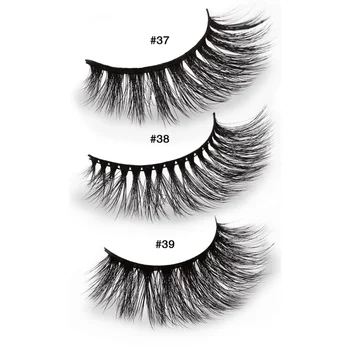 

2020 1 Pair 3D Hair False Eyelashes Natural Looking Three-Dimensional Multi-Layers Eyelashes