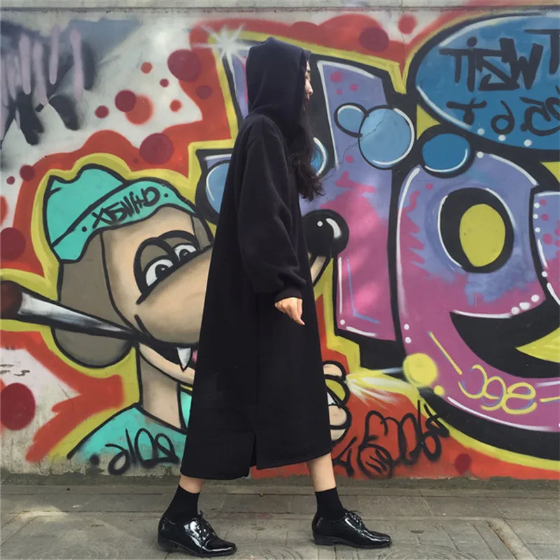 ZSIIBO Women Hoodies Casual Sport Sweatshirt Hooded Solid Color Long Sleeves Irregular Top Fashion Loose Hoodies With Pockets