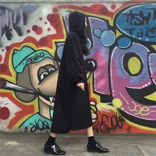 ZSIIBO Women Hoodies Casual Sport Sweatshirt Hooded Solid Color Long Sleeves Irregular Top Fashion Loose Hoodies With Pockets