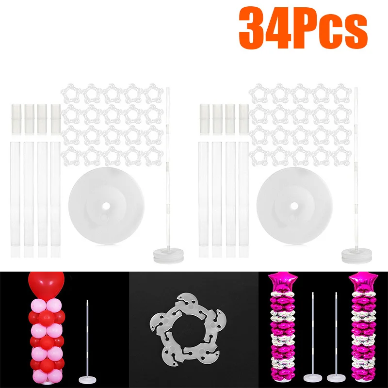  30CM Balloon Stand Birthday Balloons Arch Stick Holder Wedding Decor Baloon Birthday Party Decorati