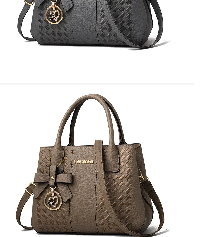 Women's Fashion Designer Tote Luxury Brand Leather Handbag Female Messenger Bag Solid Casual Ladies Crossbody bags Large