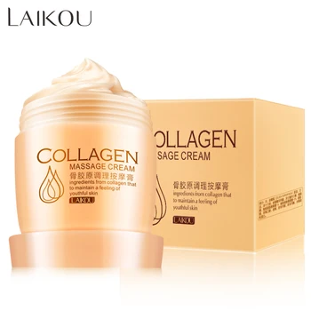 

LAIKOU Collagen Face Massage Cream Exfoliate Deep Pore Cleansing Oil Balance Facial Cream Massage Cream Skin Care
