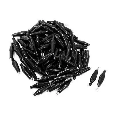 

Black Boot 35mm Test Lead Alligator Battery Clip 99 Pcs