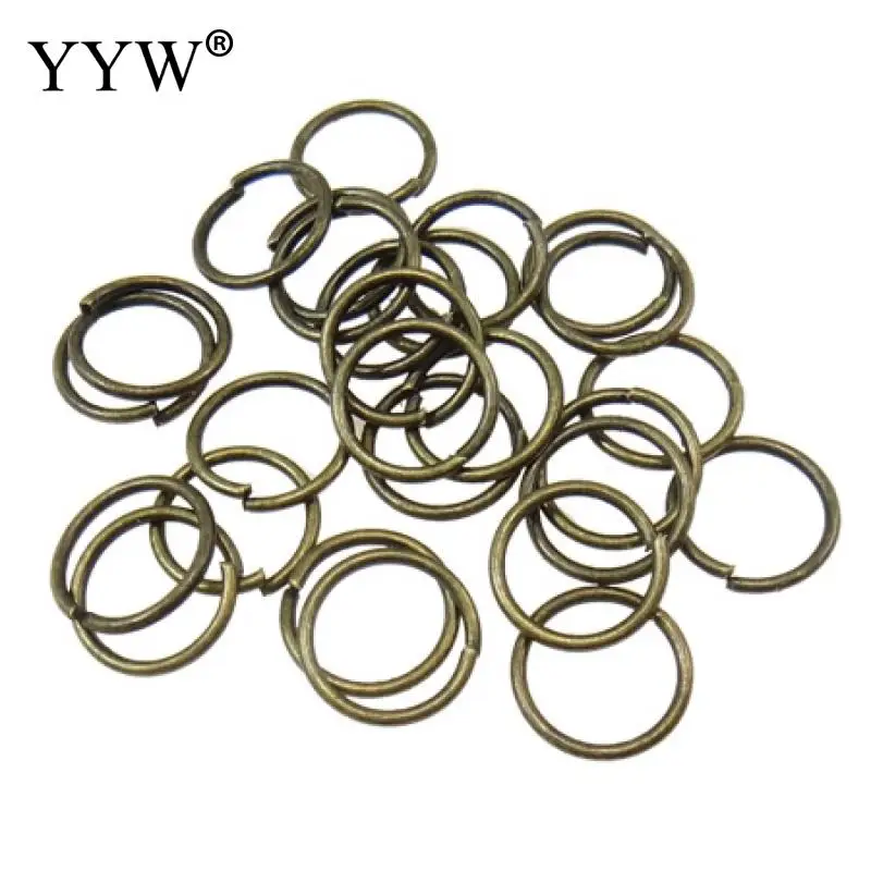 

Antique Bronze Color Plated Iron Closed Jump Ring 1920PCs/Bag For DIY Jewelry Making Necklace Bracelet Findings Connector