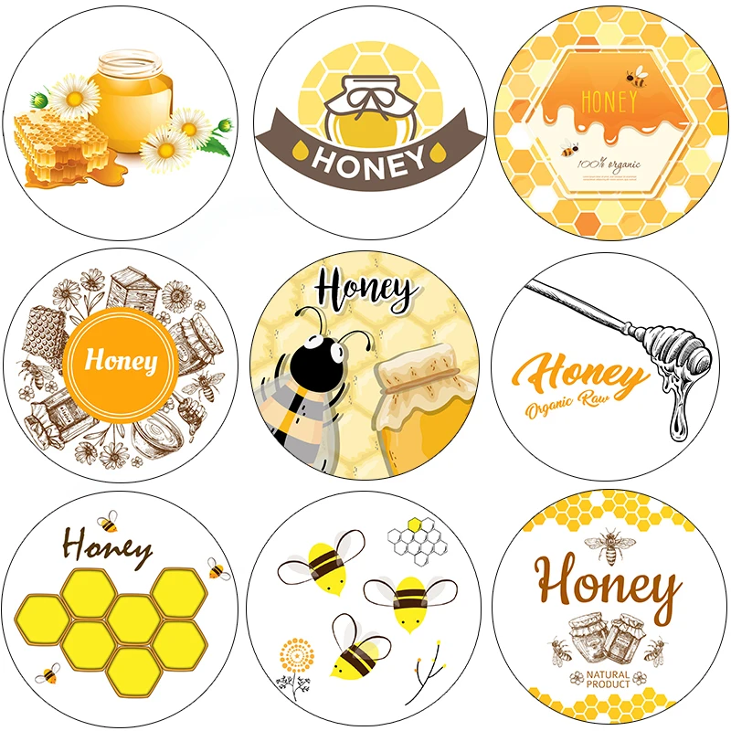 Charming Honey And Bees Sticker Sets