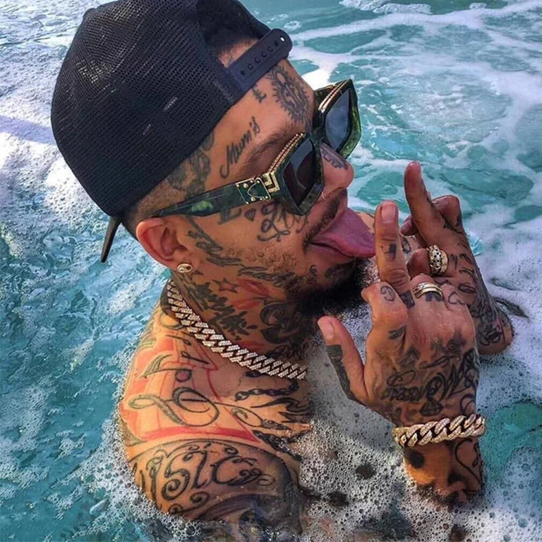 Luxury Brand Square Sunglasses Men Women Designer 2021 Trends Famous Travel Classic Vintage Men's Sun Glasses Cool Retro Shades (4)