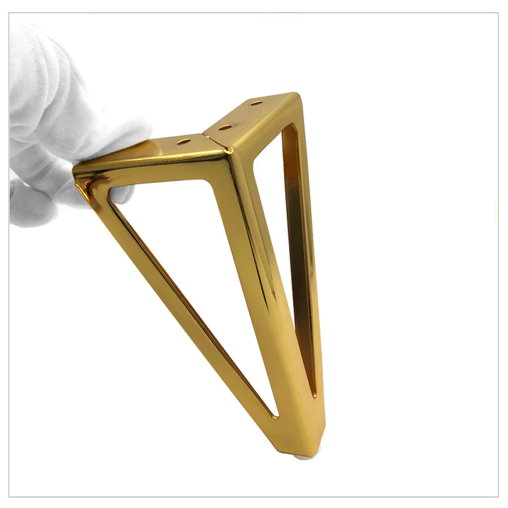 4pcs Height 15cm Legs for Furniture Metal Thickened Iron Sofa TV Cabinet Feet Bathroom Cabinet Bed Coffee Table Replacement Legs