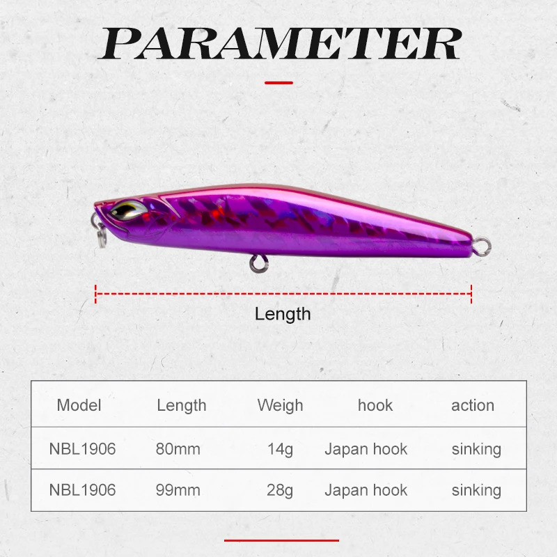 Hunthouse Лазерная погружающаяся swimbait приманка для рыбалки Карандаш 80 мм/14 г 99 мм/28