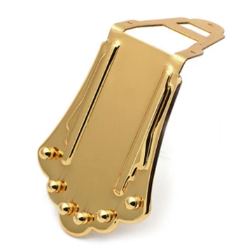 

ABZB-6 Strings Tailpiece Bridge for Jazz Archtop Electric Bridge Guitar Acoustic Guitar Parts