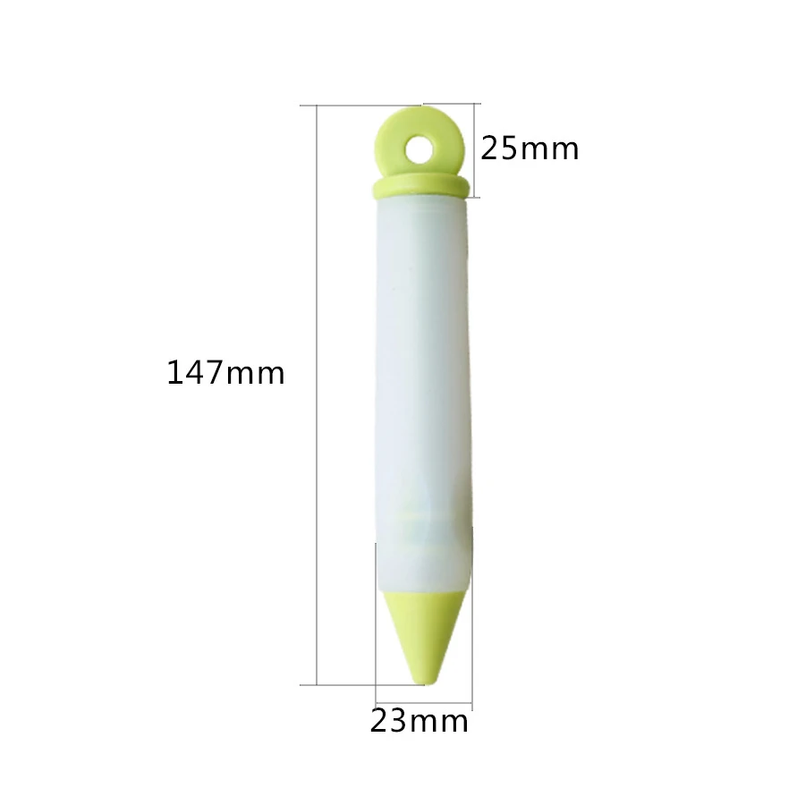 Silicone Food Write Pen Chocolate Decorating Tools Cake Mold Cream Cup Cookie Icing Piping Pastry 4 Nozzles Kitchen Accessories