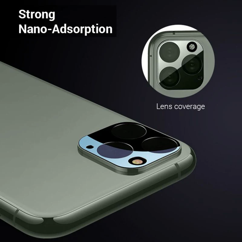 2019Newest Protective Phone Back Camera Metal Frame Tempered Glass Lens Screen Protector Film For iPhone 11/11 Pro/11 Pro Max