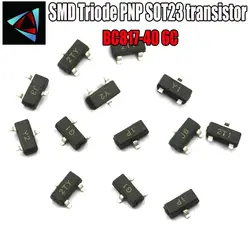 100 шт. BC817-40 6C SOT-23 NPN 45 V/500mA SOT SMD CR NPN SMD SOT-23 поверхностный светодиод Триод PNP SOT23 Транзистор