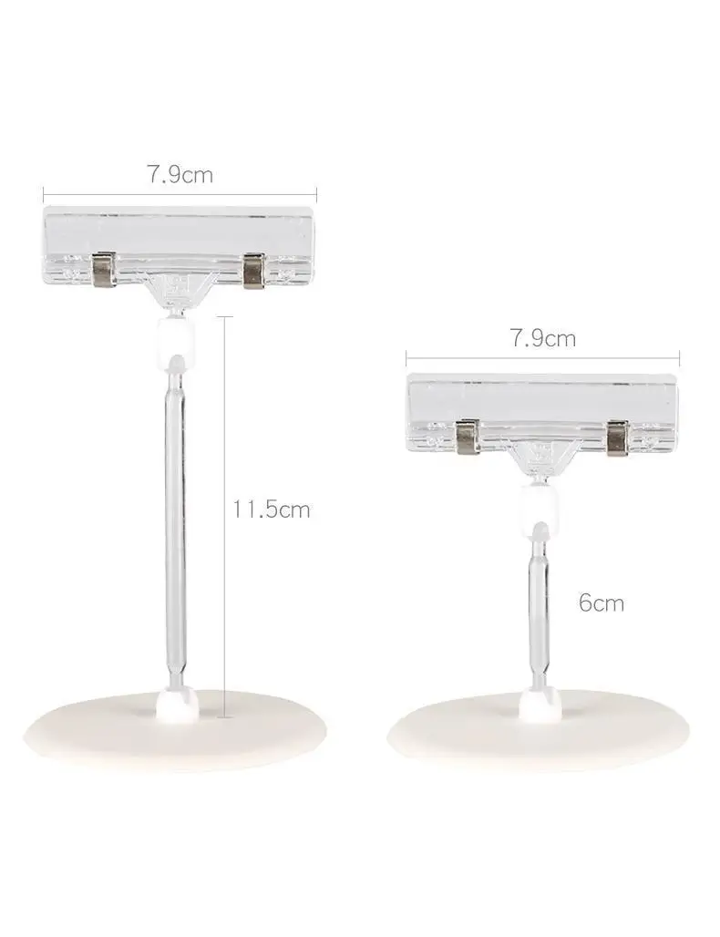 

25pcs Reflect Light Cardboard Clip Black Photographic Props Equipment Paper Art Display Holder Stand POP Card Clip Riser Rack