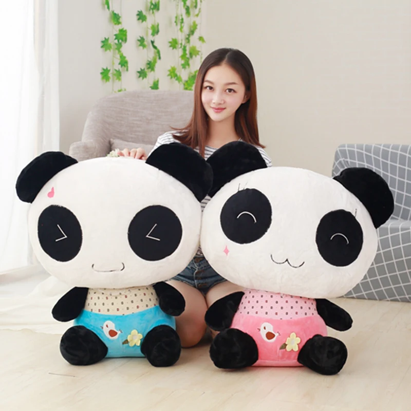 1 шт. Детские Kawaii панда плюшевые подарок на день рождения игрушка реалистичные животные игрушки для детей девочка мальчик влюбленные Ребенок Взрослый Мягкая кукла