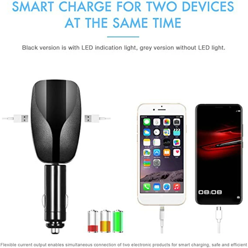 Cena RIGOGLIOSO wielofunkcyjny składany samochód oczyszczacz powietrza 2.1A usb szybki ładowanie usta aromaterapia generator jonów ujemnych zapach cleaner