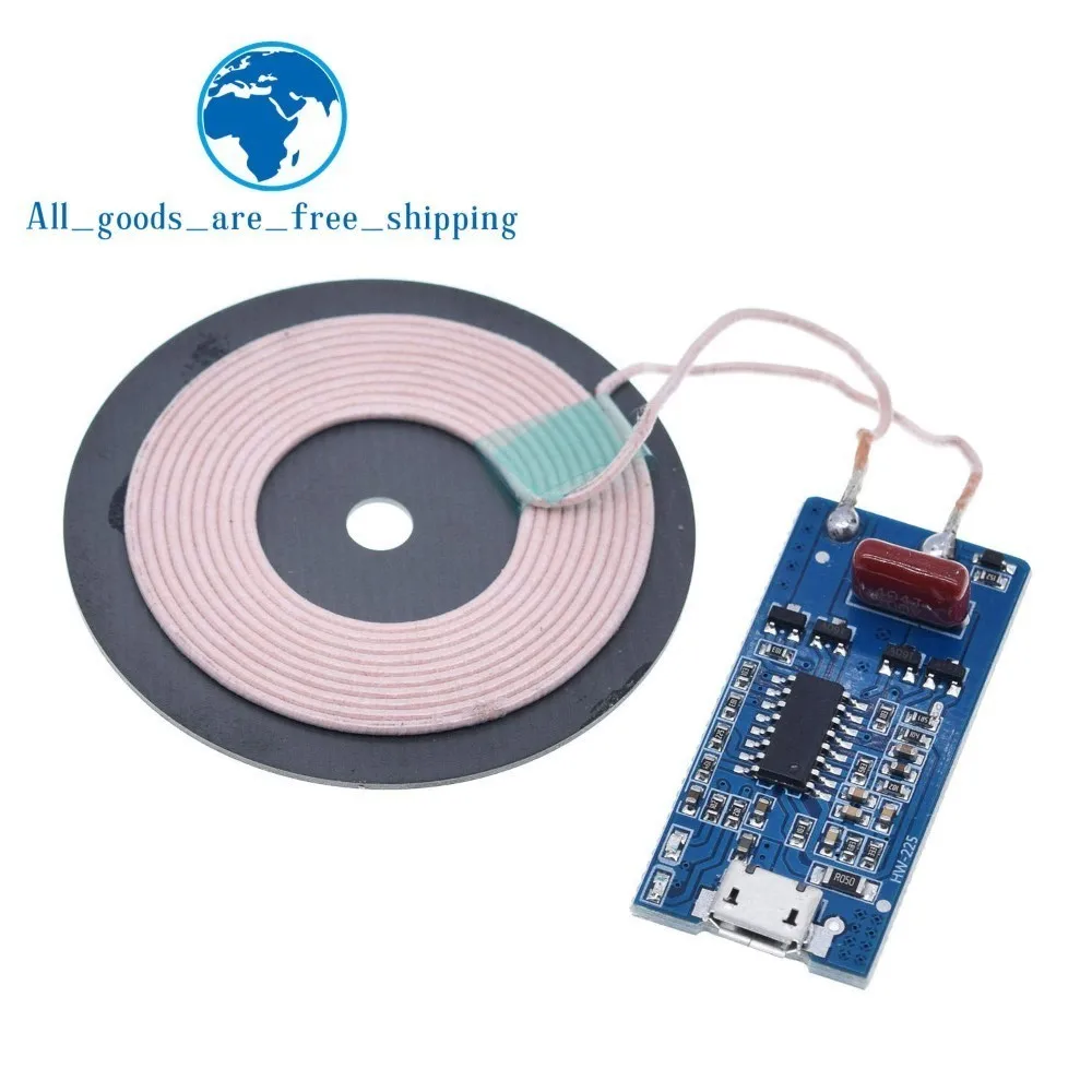

TZT 5V 1A wireless power supply/charging 5W wireless charger transmitter universal quick charge DIY Micro USB