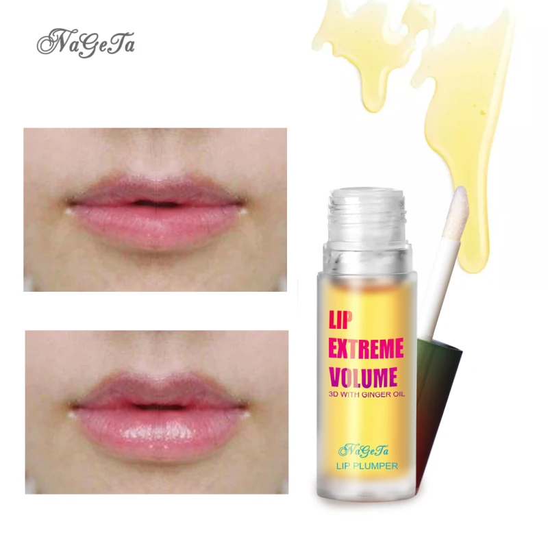 

Ginger Peppermint Lip Balm Abundant Lips Care Essence Liquid Enhance Lip Elasticity Highlight Serum Essence Enhances Plump TSLM1