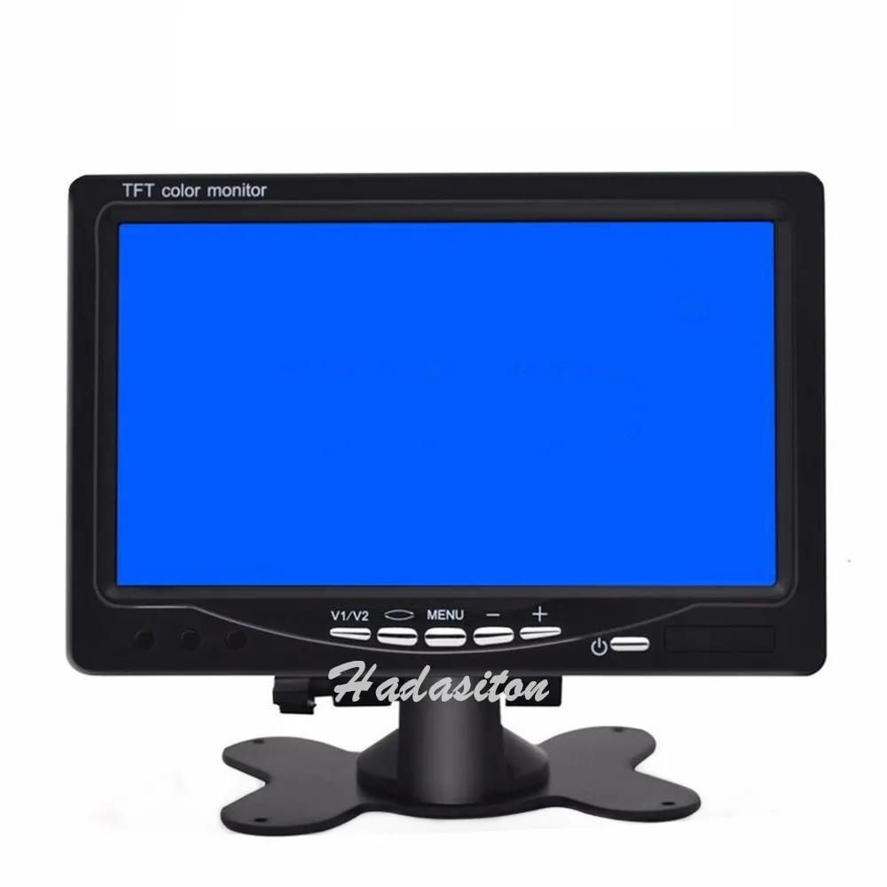 Universal 7" HD screen Car Monitor 1024*600 Security Monitor Parking assistance Rearview camera optional car display monitor display car parking monitor