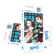 36 шт./компл. демон убийца Kimetsu без Yaiba аниме Бумага Закладка для книги канцелярские принадлежности закладки книжные держатели карты сообщения подарочные канцелярские товары