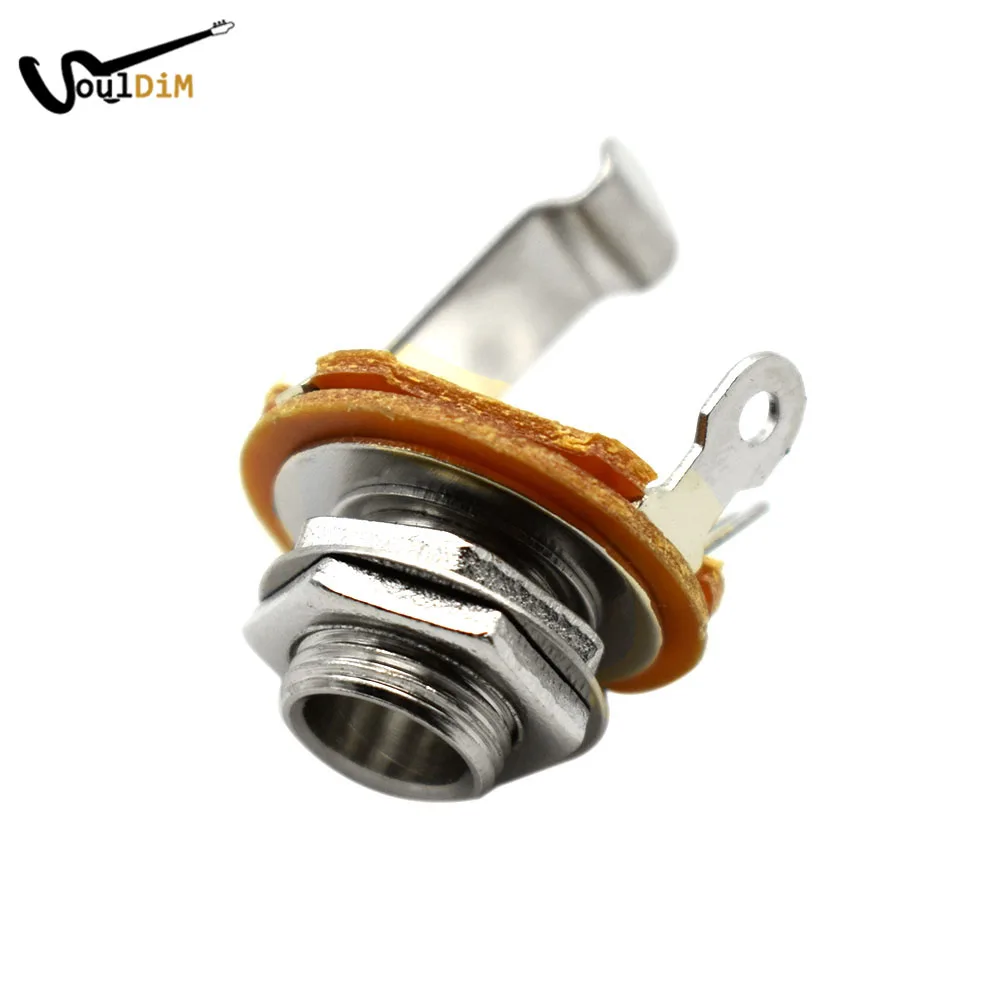 150pcs 1/4 6.35mm 2-Conductor Mono Chassis Guitar Jack Input Output Special Plug for Musical Instrument | Спорт и развлечения
