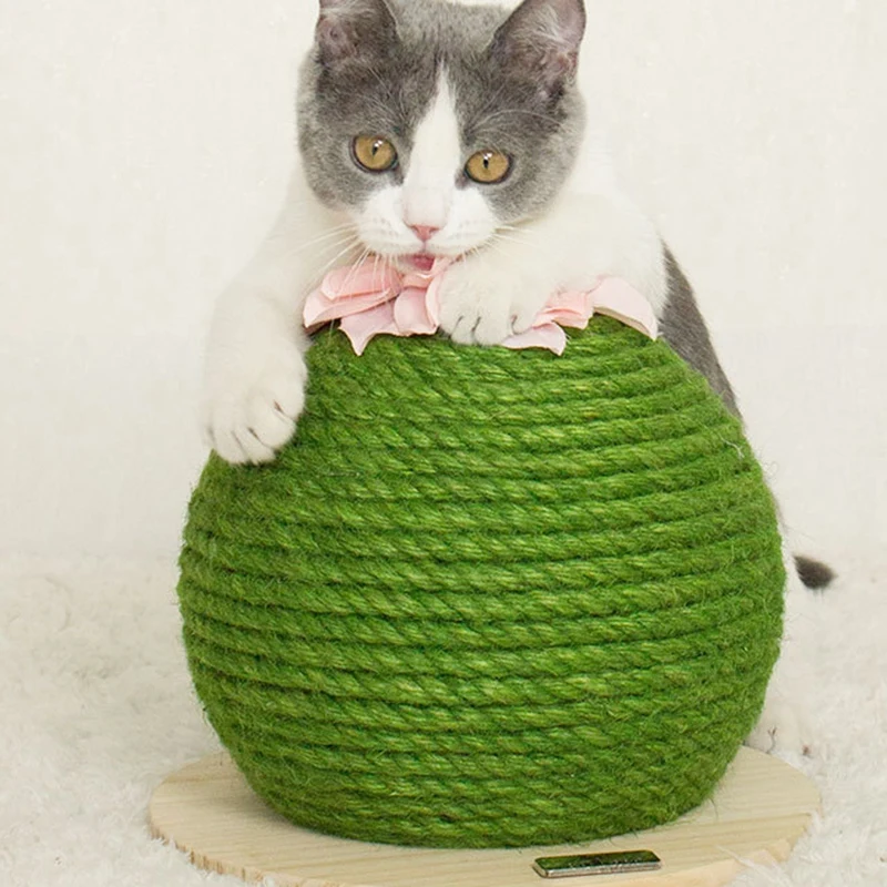 Когтеточка для кошек, прикольная груша, игрушка для кошек, котенок, кактус, кошачий продукт, Когтеточка из сизаля для кошек, украшение для игры