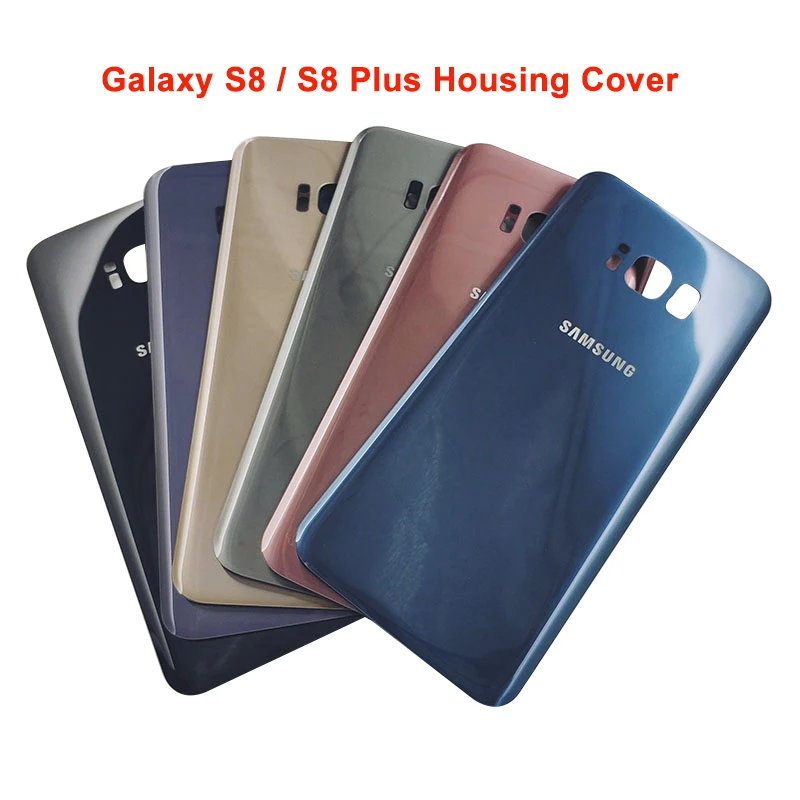 S8 Plus задняя крышка корпуса для samsung Galaxy S8 Plus S8+ стеклянная Задняя крышка батареи Замена для Galaxy S8 plus S8Plus G9550