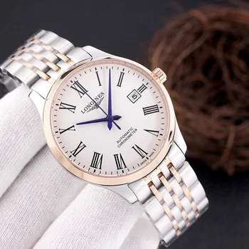 

Longines- Luxury New Men Automatic Mechanical Watches Drive Ceramic Bezel Crystal Sapphire Sport AAA Watch1