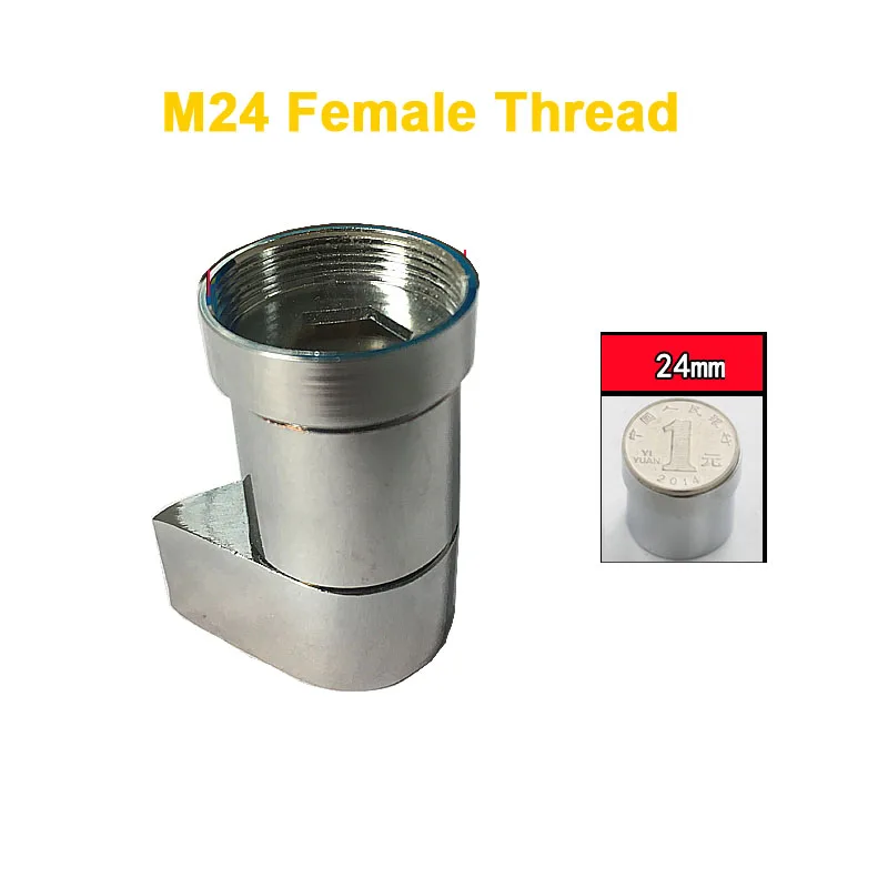 Латунный двухфункциональный водосберегающий кран аэратор с водяным туманом аксессуары для кухонного смесителя - Цвет: M24 Female Thread