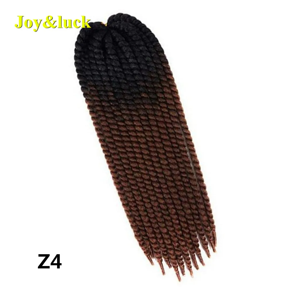 

Joy&luck Crochet Braids Hair Extensions 22inch Synthetic Havana Mambo Twist Hair Braids 20 Different Color Ombre Braiding Hair