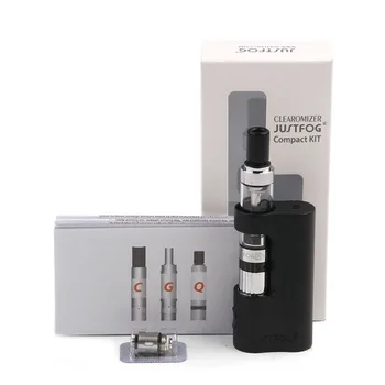 

Original Justfog Q14 Compact Kit Vaporizer 900mah Battery 1.8ml 1.6ohm Clearomizer Vape Pen E Cigarette Kit PK Justfog Q16 Kit