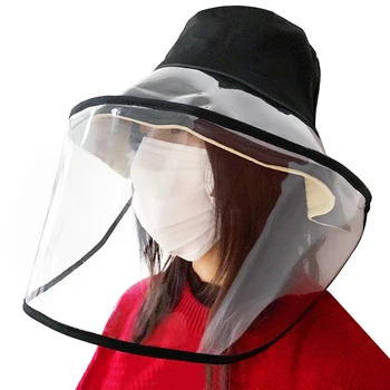 

1PCs Isolation Protective Hat Effectively Isolates Saliva Hat Anti-pollution Dustproof With Removable Cover Multi-function Hat