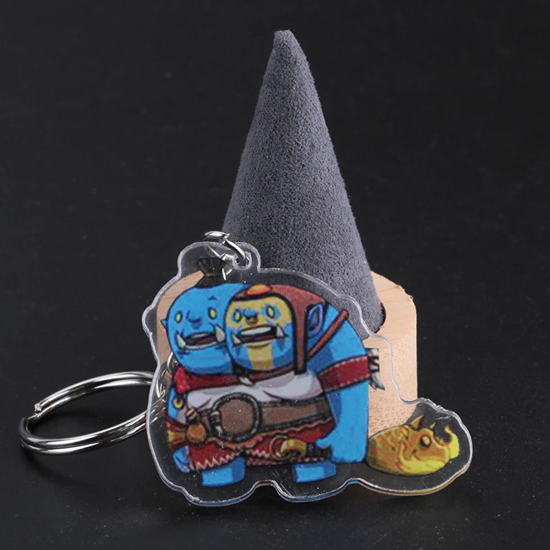 Игра Dota 2 акриловый брелок Dota2 мультфильм фигура кулон брелок Porte Clef ювелирные изделия