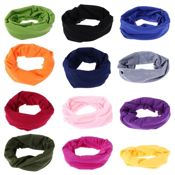 

Men Women's Turban Magic Scarf Outdoor Sports Bicycle Riding Headband Bike Cycling Balaclava Neck Tube Warmer Bandanas Face Shie