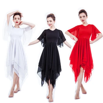 

Adult Ballet Tutu Contemporary Dance Costumes Long Ballet Dress For Girls Classical Youth ballet dance dress
