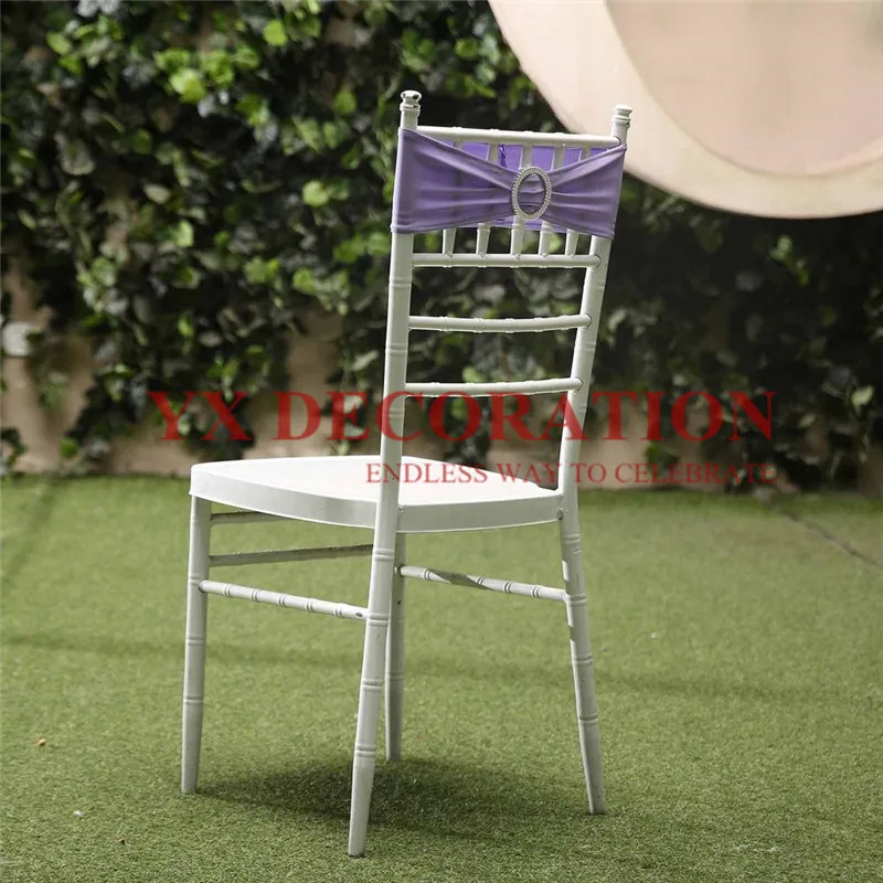 lilac Красивый спандекс стул лента лайкра лента для Chiavari украшения стула - Цвет: lilac