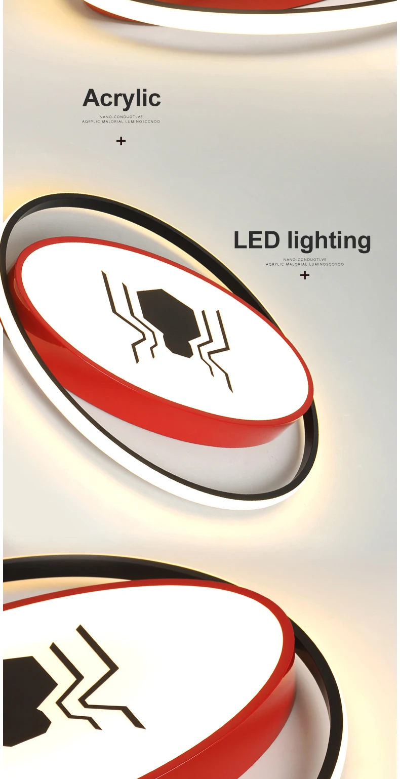 New Spider/bat man Modern LED Ceiling Lights for Children's room Bedroom led techo Ceiling lamp home lighting led ceiling light