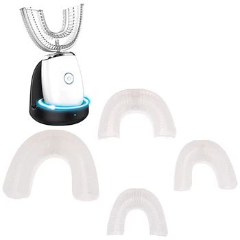 

360 U Shape Silicone Replacement Smart Automatic Ultrasonic Toothbrush Head