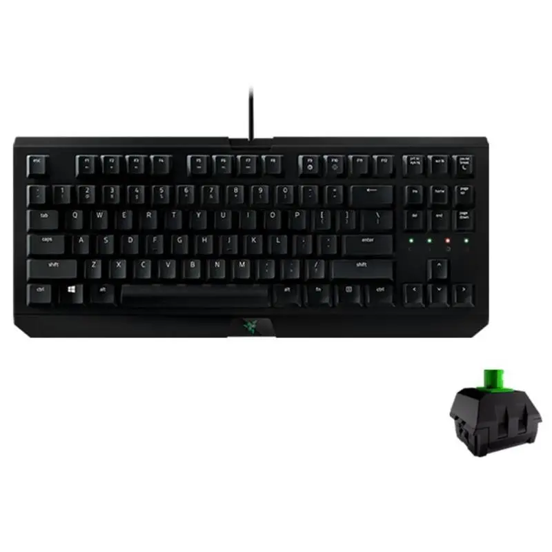 Razer Blackwidow X Games клавиатура универсальная 87 клавиш USB Проводная Механическая игровая электронная Спортивная эргономичная Проводная клавиатура высокого качества